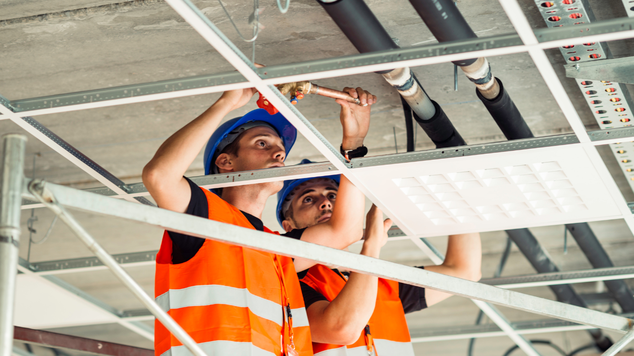 Our team at a facility