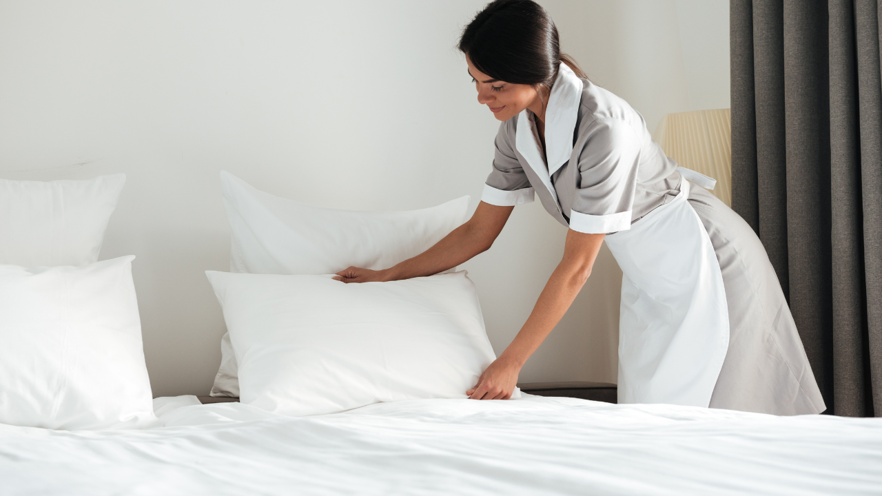 Hospitality staff serving guests